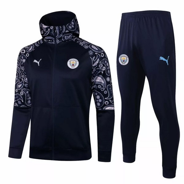 Chaqueta Con Capucha Manchester City 2021 2022 Azul Marino